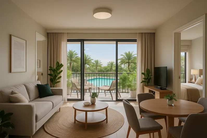 Descubra o 2-bedroom apartment with pool em sua pr&oacute;xima viagem